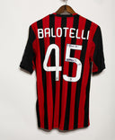 AC Milan 2013-14 Balotelli Signed Home Kit (M)