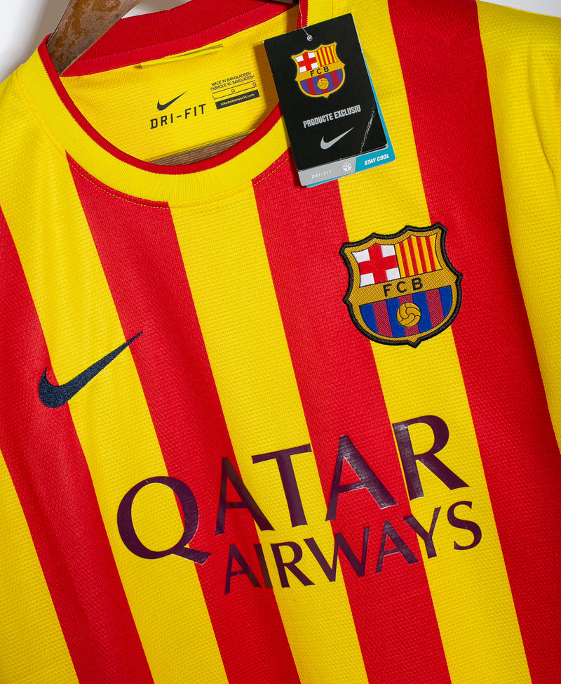 Barcelona 2013-14 Messi Away Kit NWT (L)