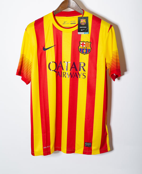 Barcelona 2013-14 Messi Away Kit NWT (L)