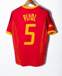 Spain 2002 Puyol Home Kit (M)