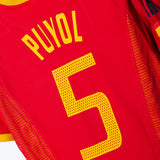Spain 2002 Puyol Home Kit (M)