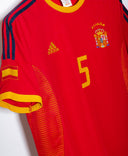 Spain 2002 Puyol Home Kit (M)