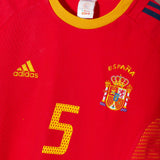 Spain 2002 Puyol Home Kit (M)