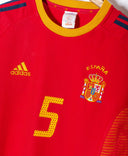 Spain 2002 Puyol Home Kit (M)