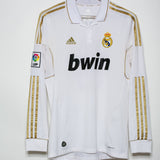 Real Madrid 2011-12 Kaka Long Sleeve Home Kit (M)