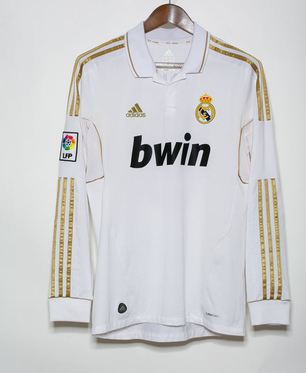 Real Madrid 2011-12 Kaka Long Sleeve Home Kit (M)
