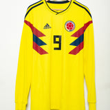 Colombia 2018 Falcao Long Sleeve Home Kit (XL)