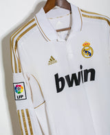 Real Madrid 2011-12 Kaka Long Sleeve Home Kit (M)