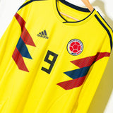 Colombia 2018 Falcao Long Sleeve Home Kit (XL)