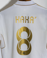 Real Madrid 2011-12 Kaka Long Sleeve Home Kit (M)