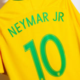 Brazil 2016 Neymar Jr. Home Kit (XL)