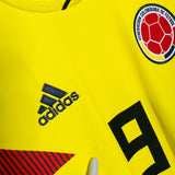 Colombia 2018 Falcao Long Sleeve Home Kit (XL)