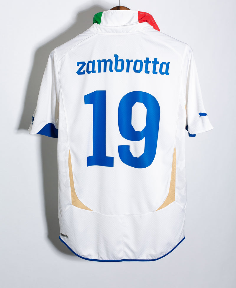 Italy 2010 Zambrotta Away Kit (M)