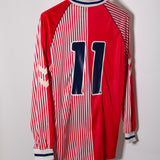 Denmark 1986 M. Laudrup Long Sleeve Home Kit (XL)