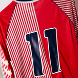 Denmark 1986 M. Laudrup Long Sleeve Home Kit (XL)