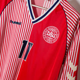 Denmark 1986 M. Laudrup Long Sleeve Home Kit (XL)