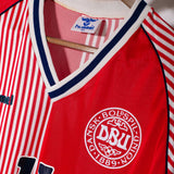 Denmark 1986 M. Laudrup Long Sleeve Home Kit (XL)