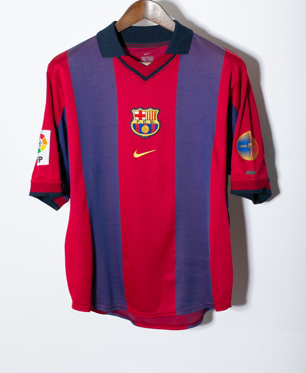 Barcelona 2000-01 Xavi Home Kit (M)