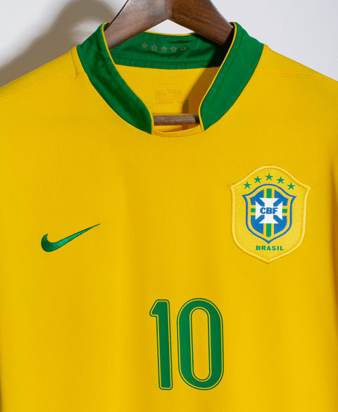 Brazil 2006 Ronaldinho Home Kit (M)