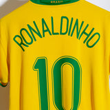 Brazil 2006 Ronaldinho Home Kit (M)