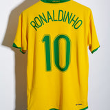Brazil 2006 Ronaldinho Home Kit (M)