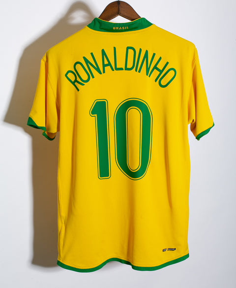 Brazil 2006 Ronaldinho Home Kit (M)