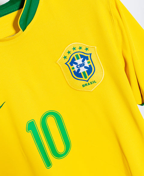 Brazil 2006 Ronaldinho Home Kit (S)