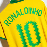 Brazil 2006 Ronaldinho Home Kit (S)