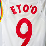 Cameroon 2002 Eto'o Sleeveless Away Kit (S)