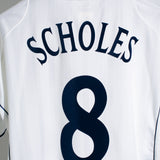 England 2002 Scholes Home Kit (XL)