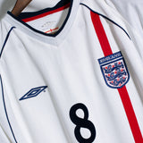 England 2002 Scholes Home Kit (XL)