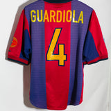 Barcelona 2000-01 Guardiola Home Kit (L)