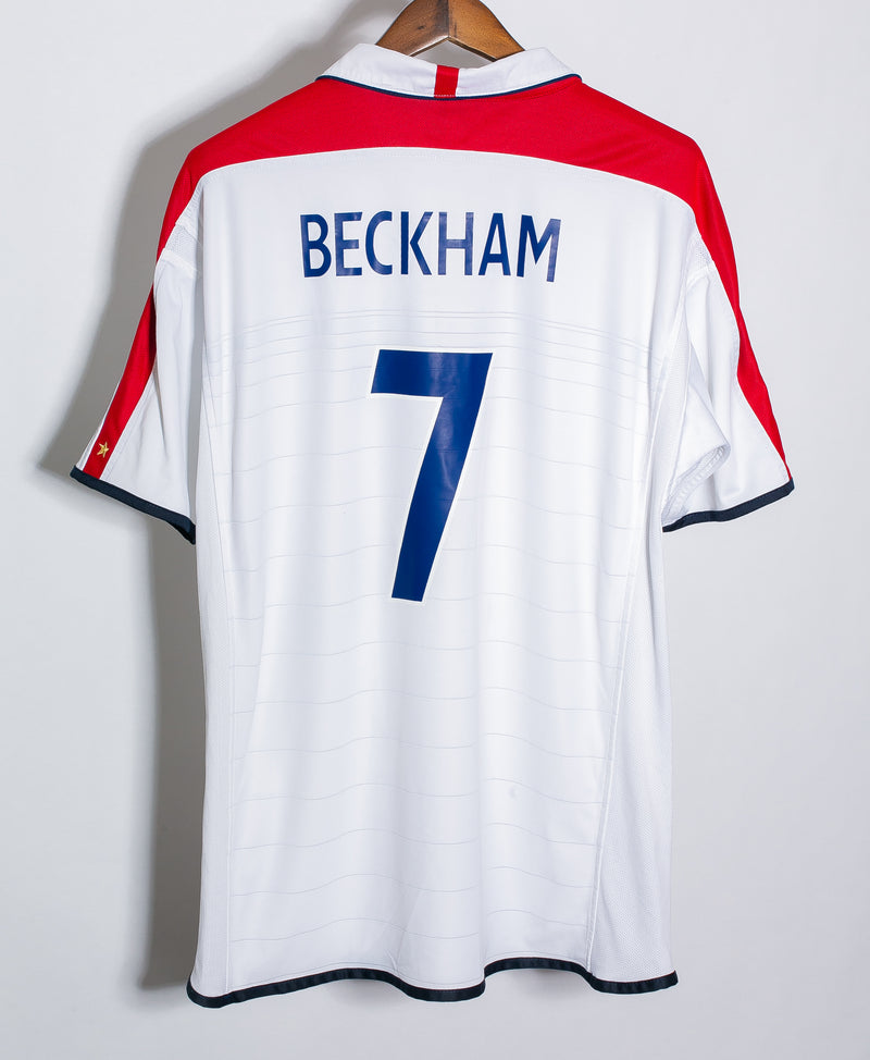 England 2004 Beckham Home Kit (XL)