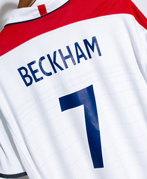 England 2004 Beckham Home Kit (XL)