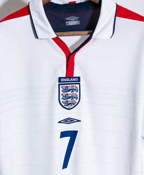 England 2004 Beckham Home Kit (XL)