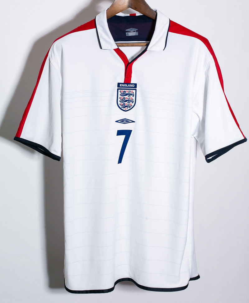 England 2004 Beckham Home Kit (XL)