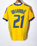 Sweden 2002 Ibrahimovic Home Kit (M)