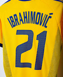 Sweden 2002 Ibrahimovic Home Kit (M)