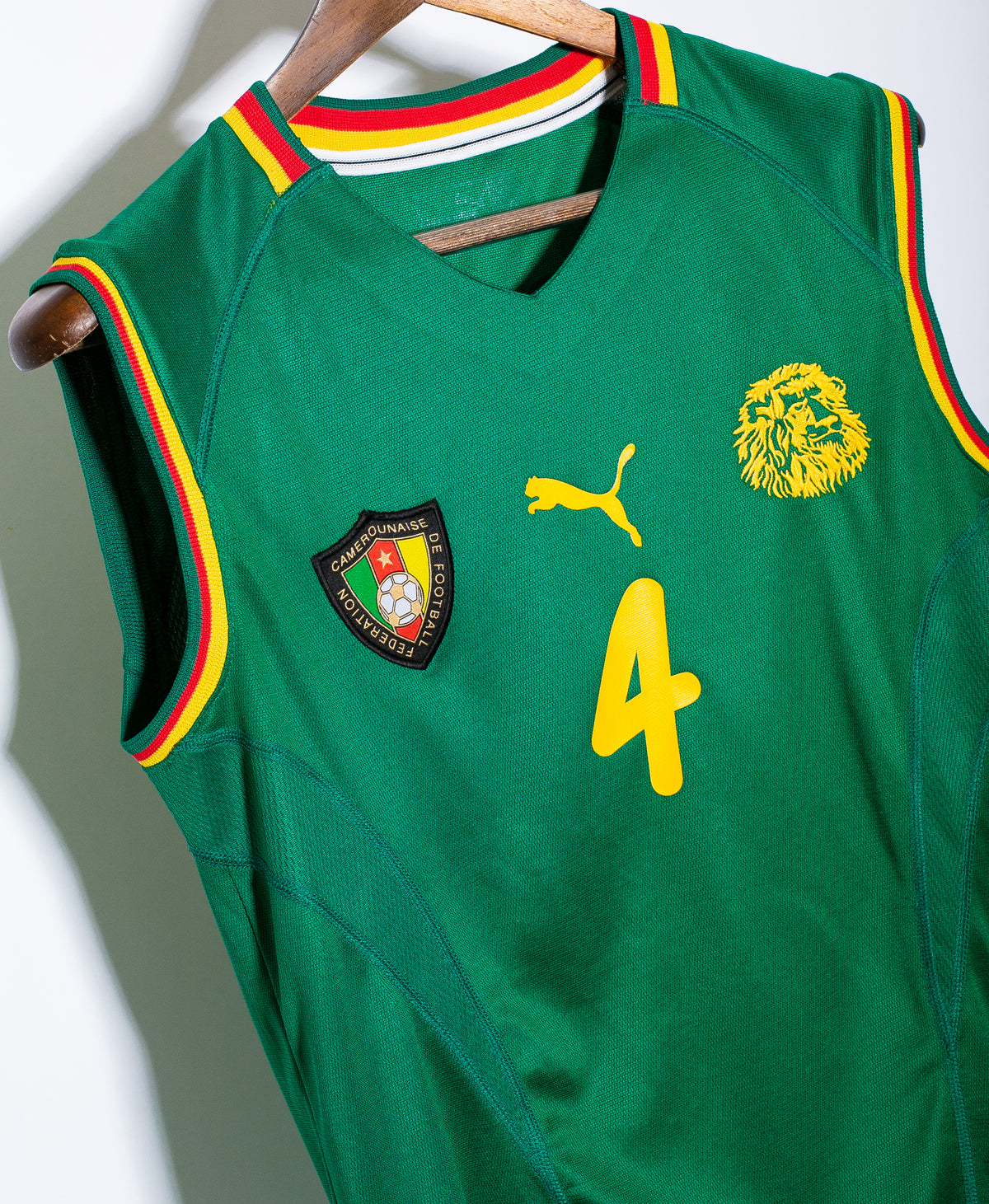 Cameroon 2002 Song Sleeveless Home Kit (M)