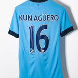 Manchester City 2014-15 Aguero Home Kit (S)
