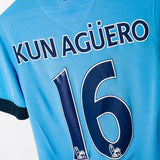 Manchester City 2014-15 Aguero Home Kit (S)