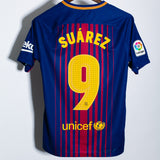 Barcelona 2017-18 Suarez Home Kit (S)