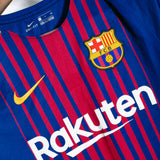 Barcelona 2017-18 Suarez Home Kit (S)