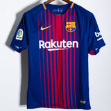 Barcelona 2017-18 Suarez Home Kit (S)