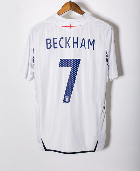 England 2008 Beckham Home Kit (M)