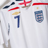 England 2008 Beckham Home Kit (M)