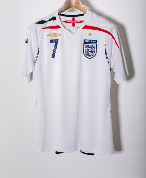 England 2008 Beckham Home Kit (M)