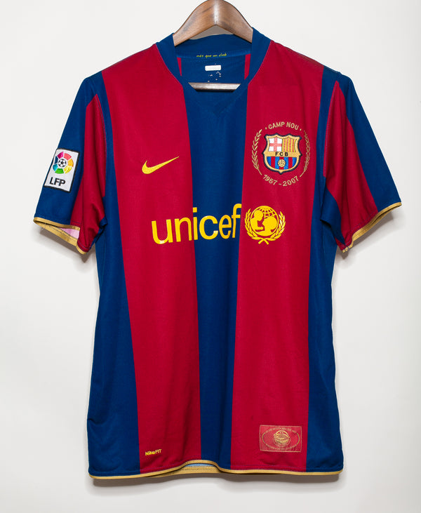 Barcelona 2007-08 Messi Home Kit (M)