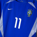Brazil 2002 Ronaldinho Player Issue Away Kit (M)
