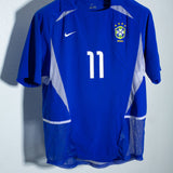 Brazil 2002 Ronaldinho Player Issue Away Kit (M)
